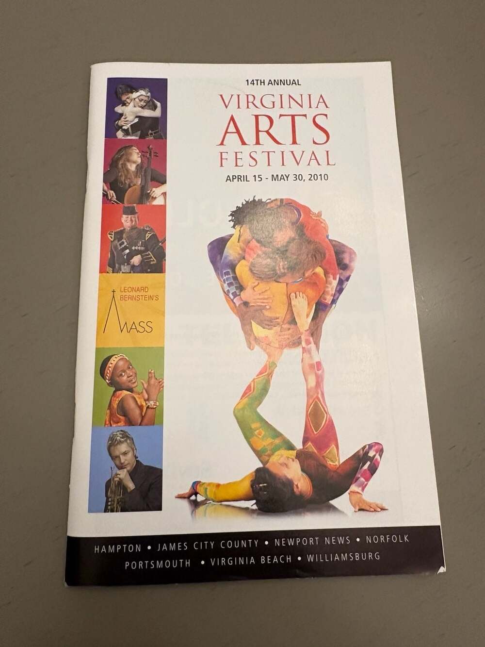 Virginia Arts Festival 14th Annual 2010 Program Booklet